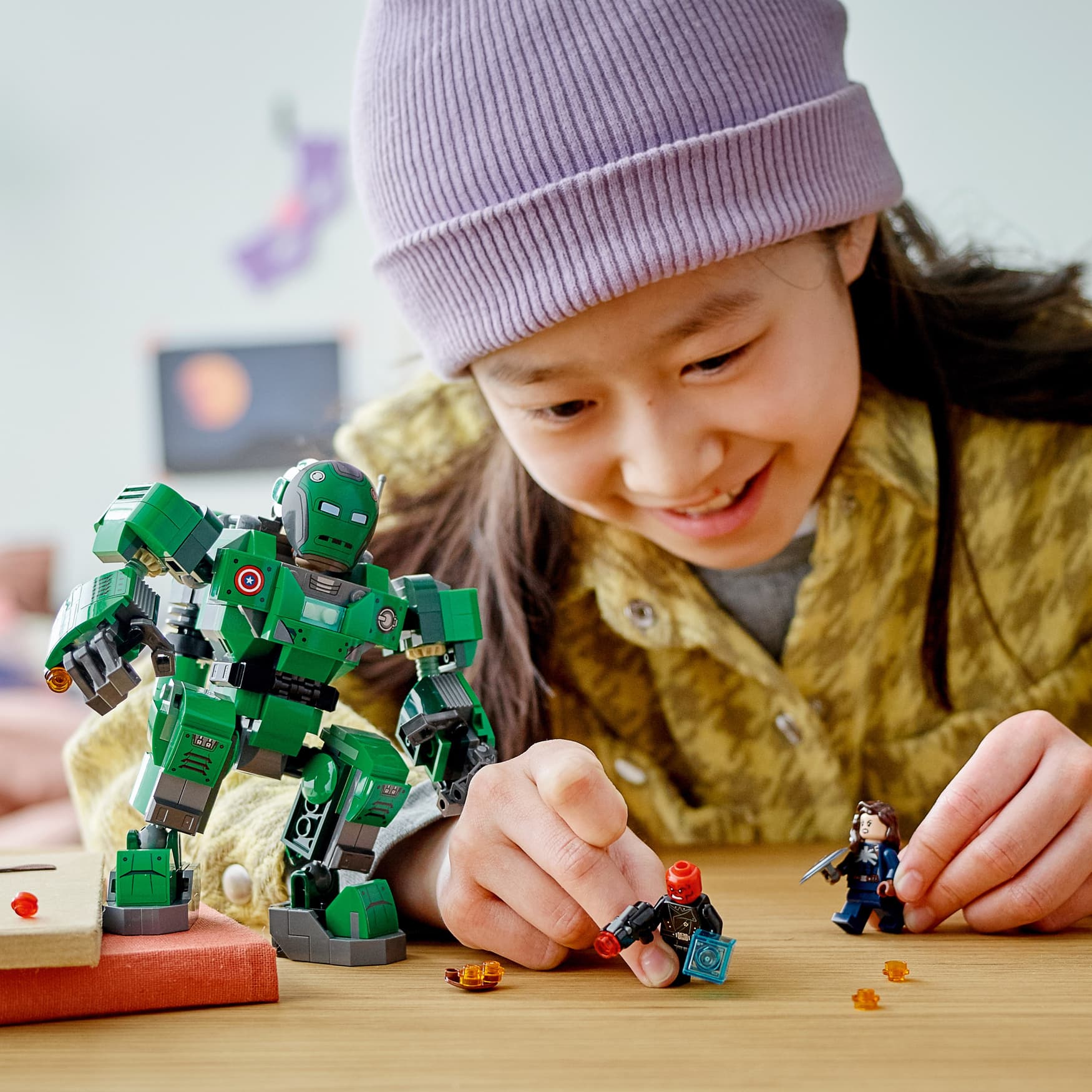 Captain Carter & The Hydra Stomper LEGO Kit / shop it <a href=https://www.target.com/p/lego-marvel-captain-carter-38-the-hydra-stomper-76201-building-kit/-/A-81911649#lnk=sametab>here</a>