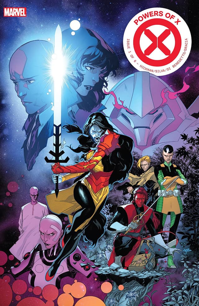 POWERS OF X #1 cover by R.B. Silva