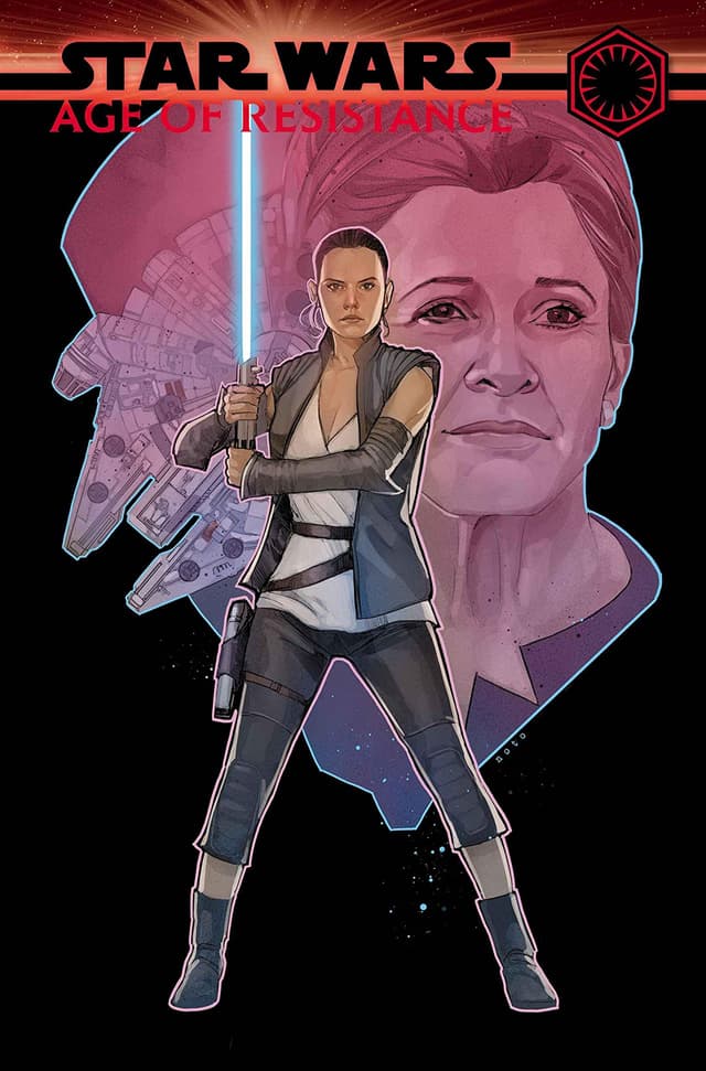 STAR WARS: AGE OF RESISTANCE - REY #1 cover by Phil Noto