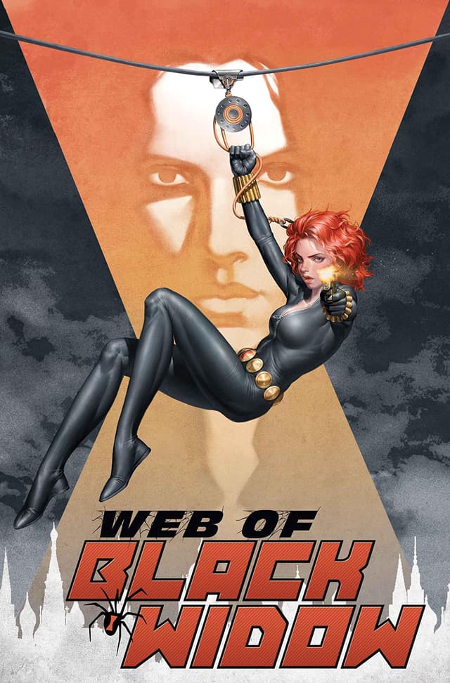 THE WEB OF BLACK WIDOW #1 cover by Jung-Geun Yoon