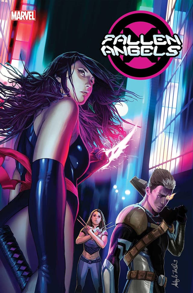 FALLEN ANGELS #1 cover by Ashley Witter