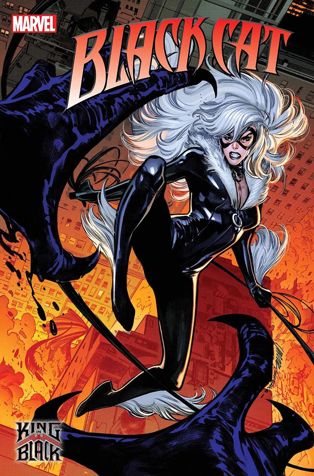 BLACK CAT #1 cover by Pepe Larraz