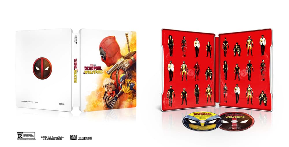 Marvel Studios' Deadpool & Wolverine Movie Buy Now Purchase Steelbook (Deadpool)