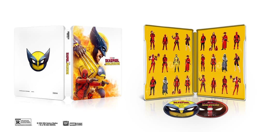 Marvel Studios' Deadpool & Wolverine Movie Buy Now Purchase Steelbook (Wolverine)