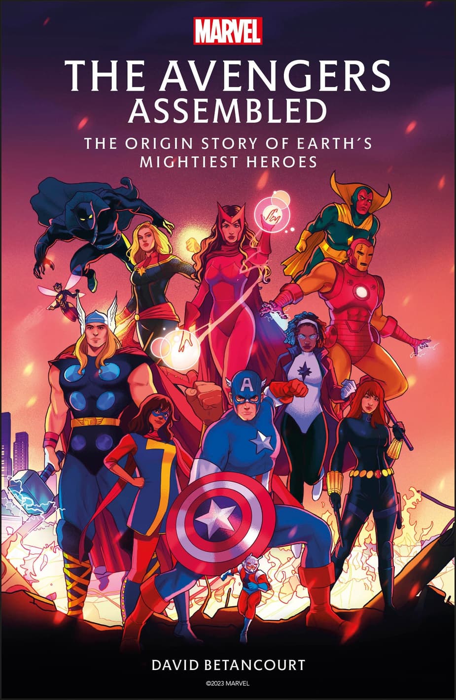 Cover to The Avengers Assembled: The Origin Story of Earth’s Mightiest Heroes.