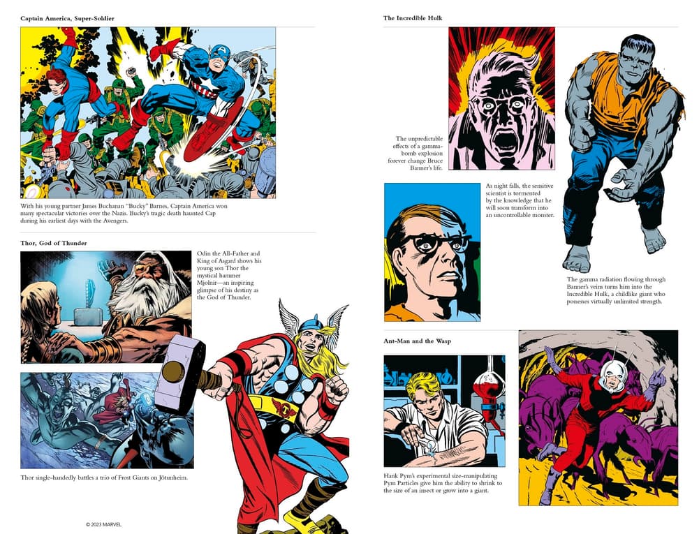 Preview page from The Avengers Assembled: The Origin Story of Earth’s Mightiest Heroes.