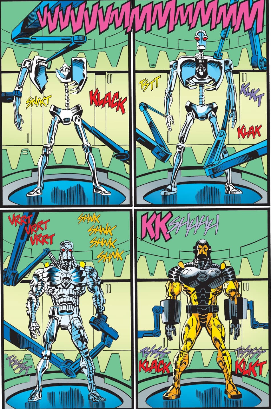 Mainframe’s true nature revealed in A-NEXT (1998) #8.