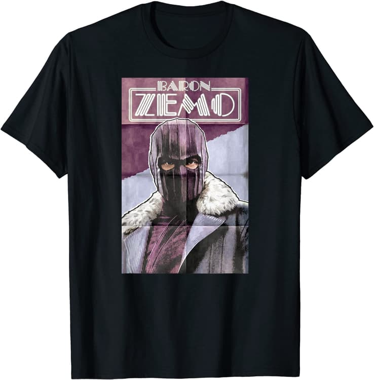 <a href=https://www.amazon.com/Marvel-Falcon-Soldier-Concert-T-Shirt/dp/B091N3WK31>Baron Zemo Concert T-Shirt</a> / Amazon
