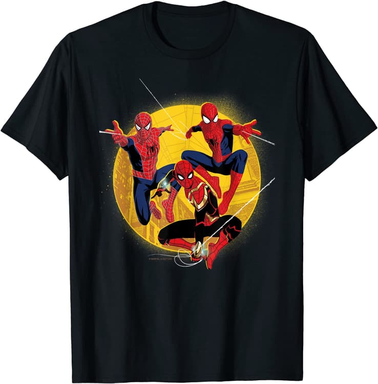 Spider-Man trio t-shirt