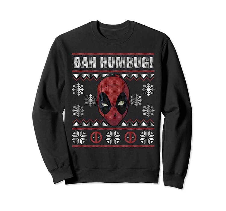 Deadpool Bah Humbug Holiday Sweatshirt