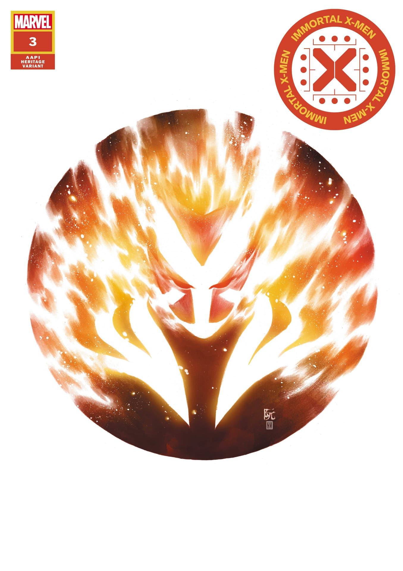 Immortal X-Men #3 AAPI Heritage Variant Cover featuring Sunfire by Dike Ruan and Neeraj Menon, on sale May 25