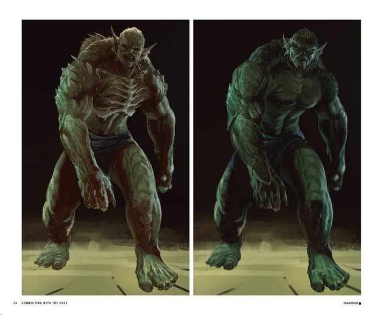 Abomination design from Marvel Studios' Shang-Chi and The Legend of The Ten Rings: The Art of the Movie.