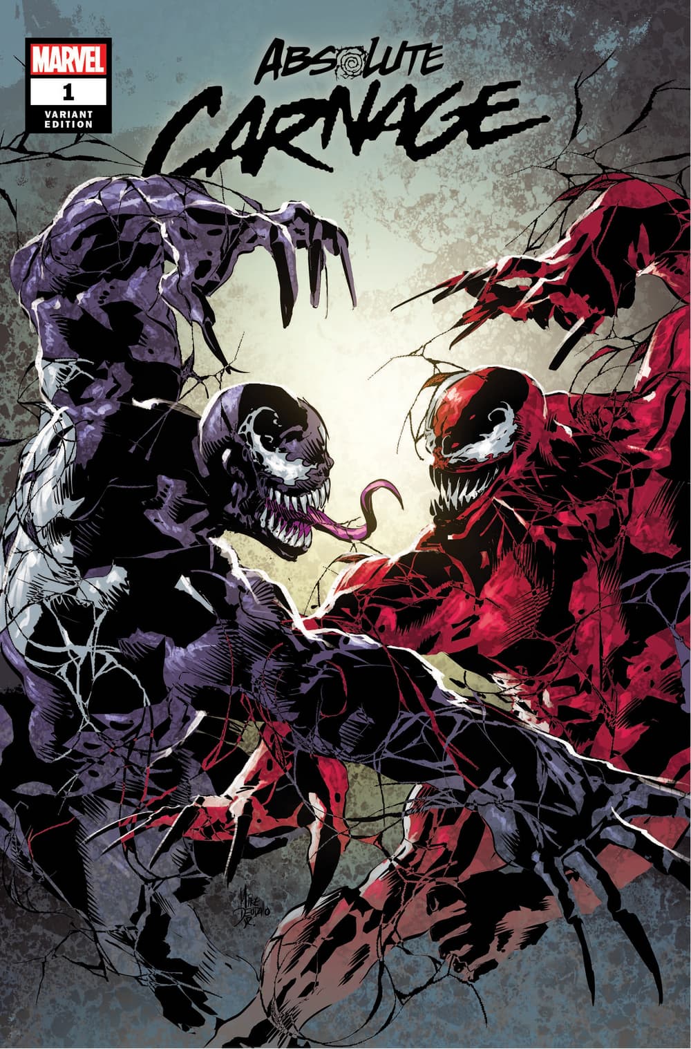 ABSOLUTE CARNAGE #1 party variant by Mike Deodato
