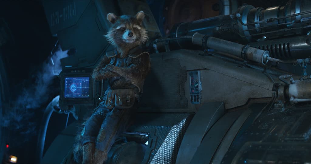 Rocket in "Avengers: Infinity War"