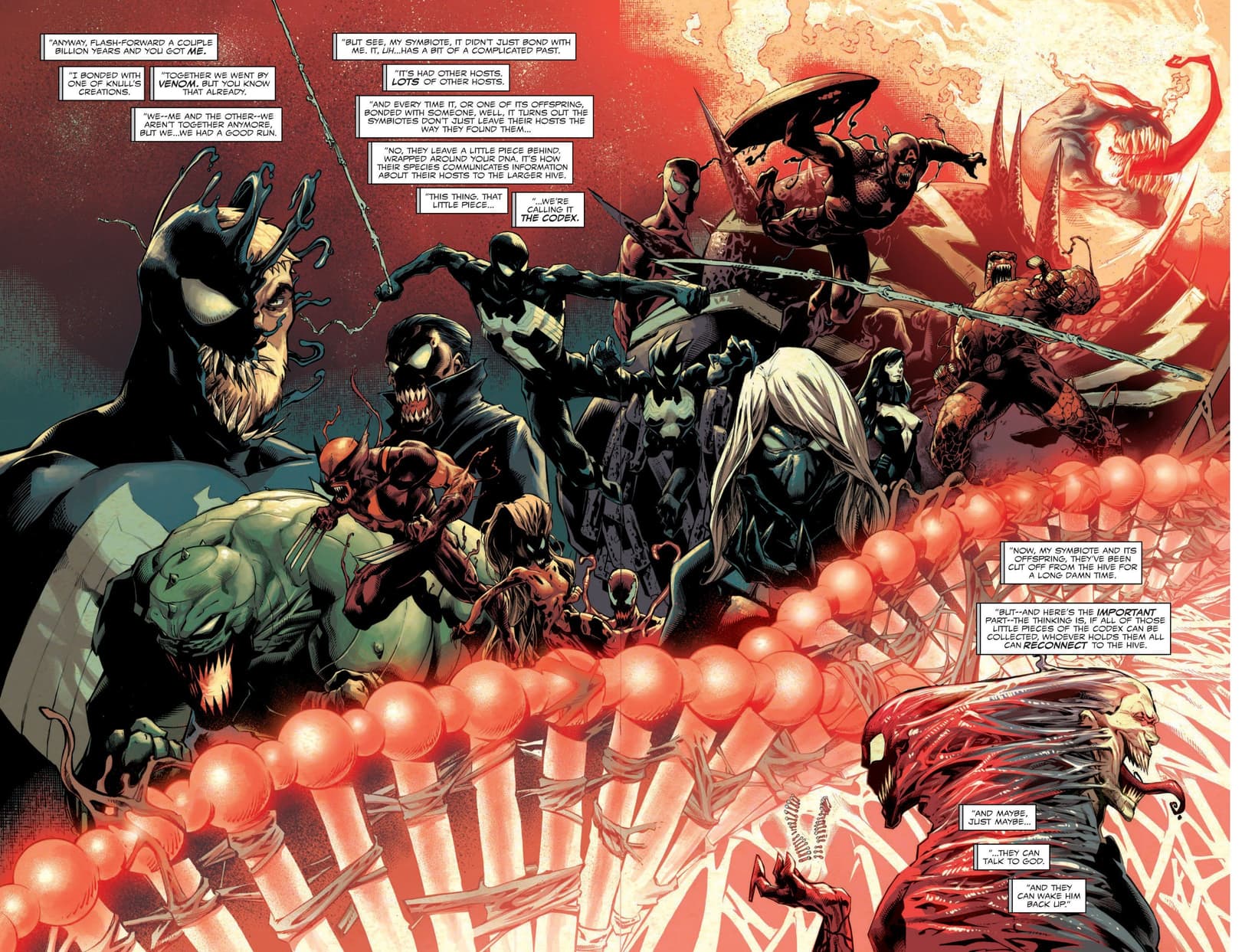 ABSOLUTE CARNAGE #1 interior pencils by Ryan Stegman