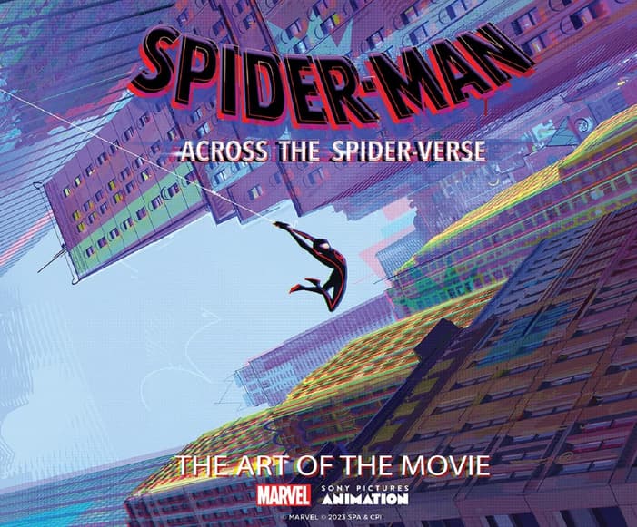 Cover to Spider-Man: Across the Spider-Verse: The Art of the Movie.
