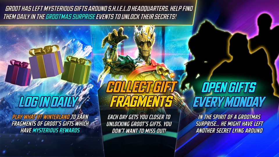 MARVEL Strike Force Grootmas Surprise