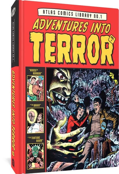 Cover to The Atlas Comics Library No. 1: Adventures Into Terror Vol. 1.