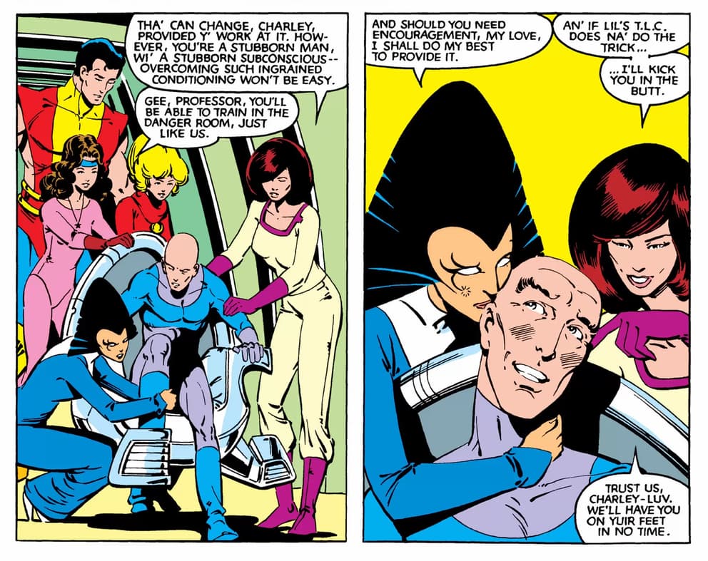 UNCANNY X-MEN (1963) #167 artwork by Paul Smith, Bob Wiacek, Andy Yanchus, and Glynis Oliver