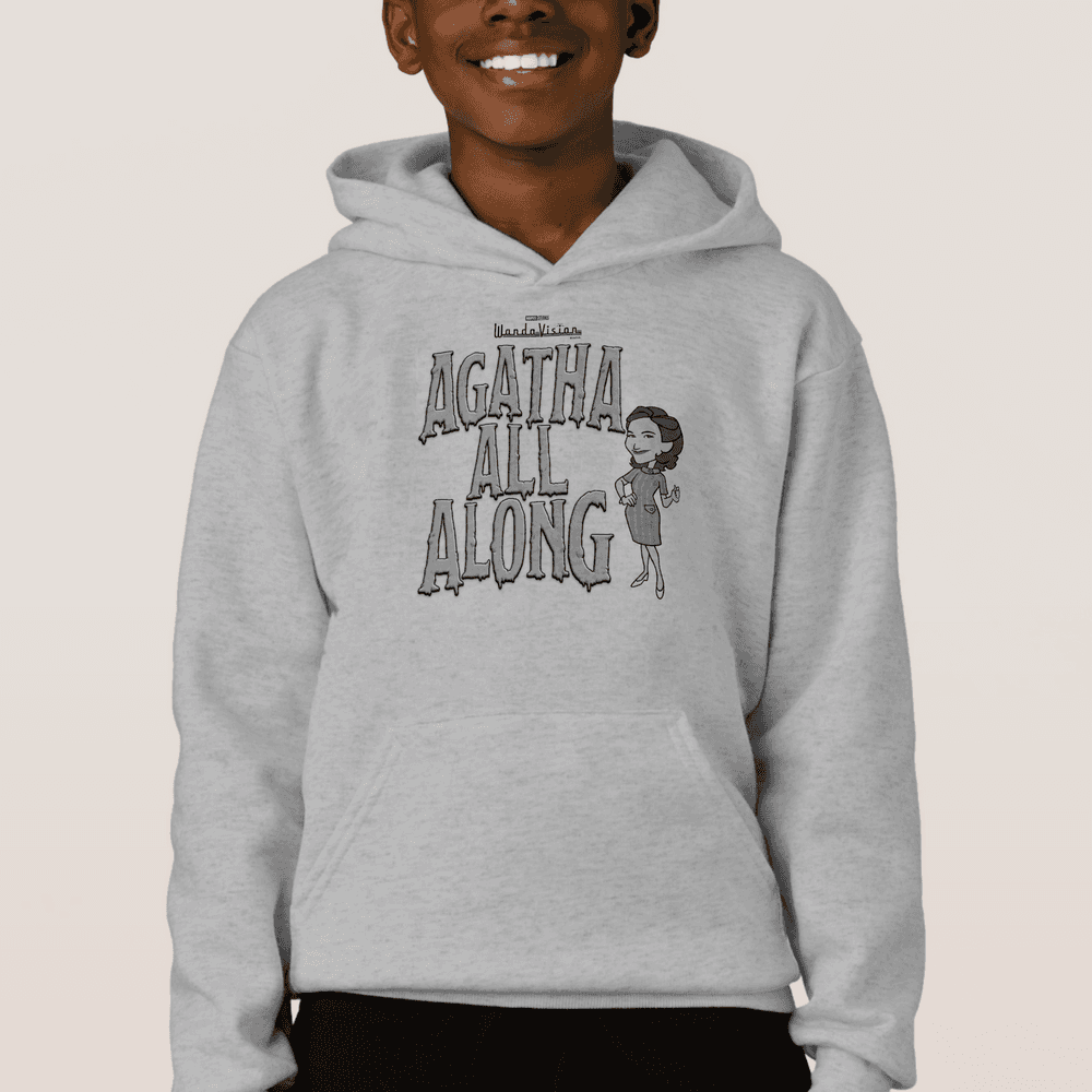 <a href=https://www.zazzle.com/agatha_all_along_hoodie-235992953740704829>’Agatha All Along’ Youth Hoodie</a> / Zazzle