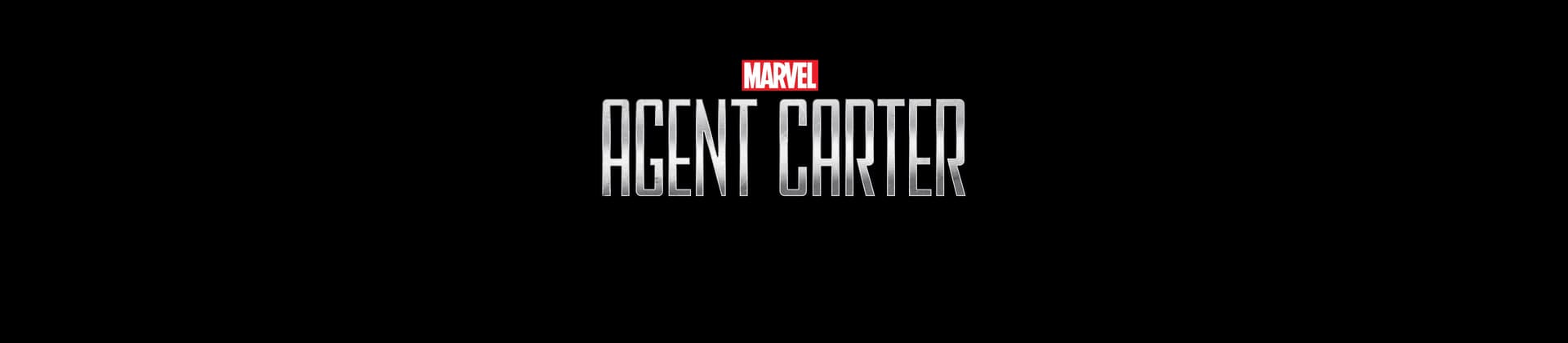 Marvel's Agent Carter TV Show Logo On Black