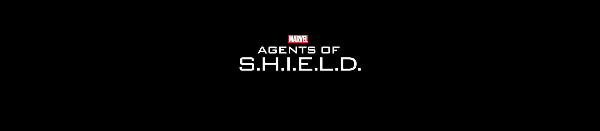 Marvel's Agents of S.H.I.E.L.D. TV Show Logo On Black