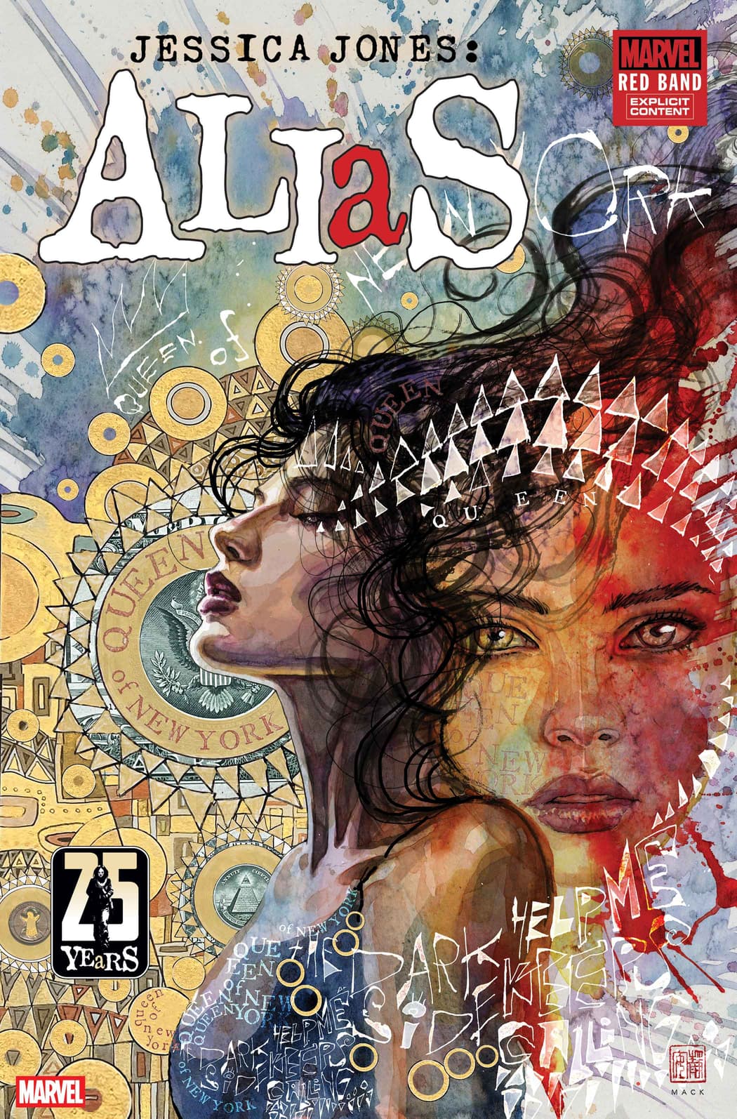 ALIAS: RED BAND #1 Cover by DAVID MACK