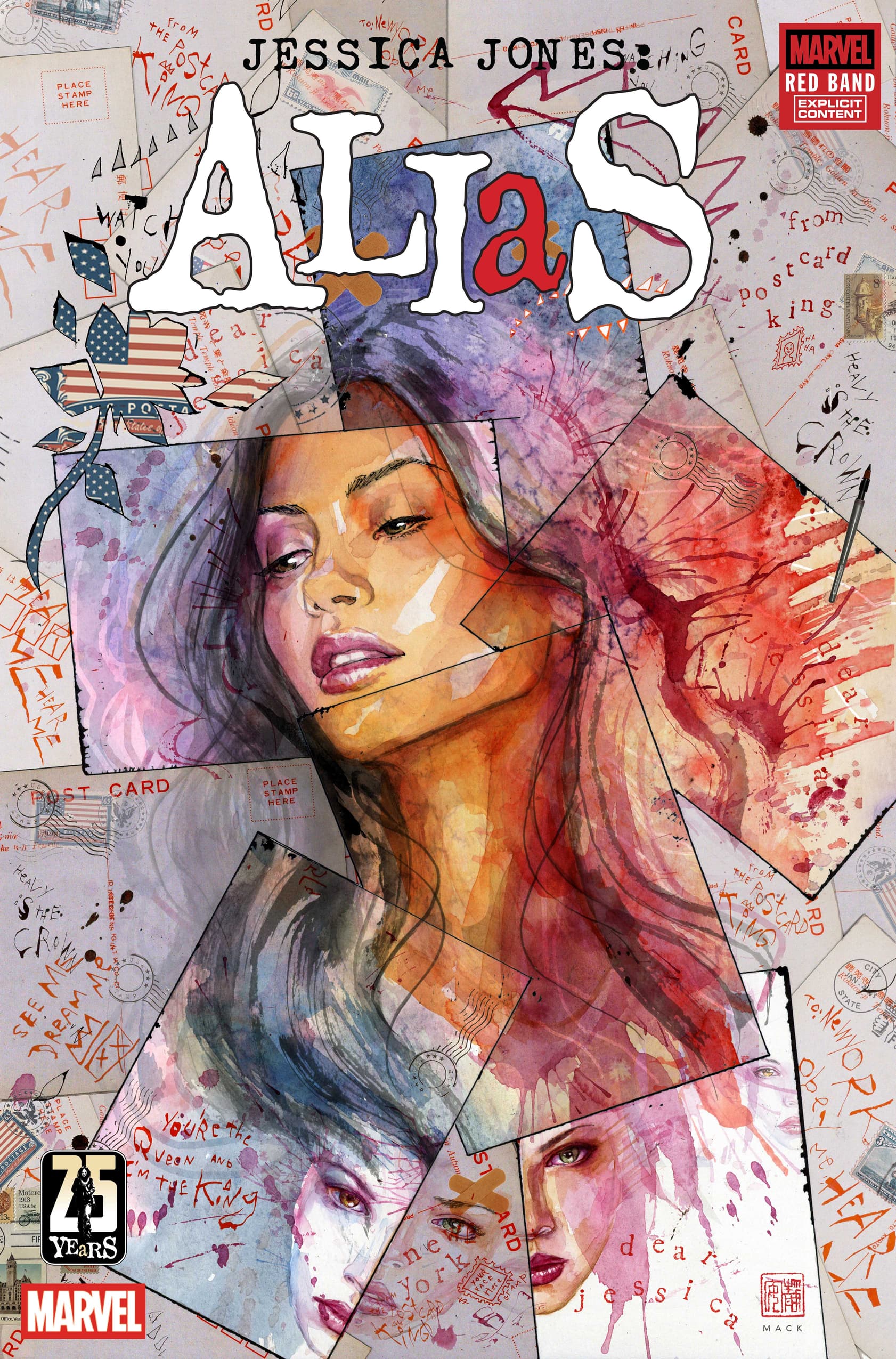 ALIAS: RED BAND #3 Cover by DAVID MACK