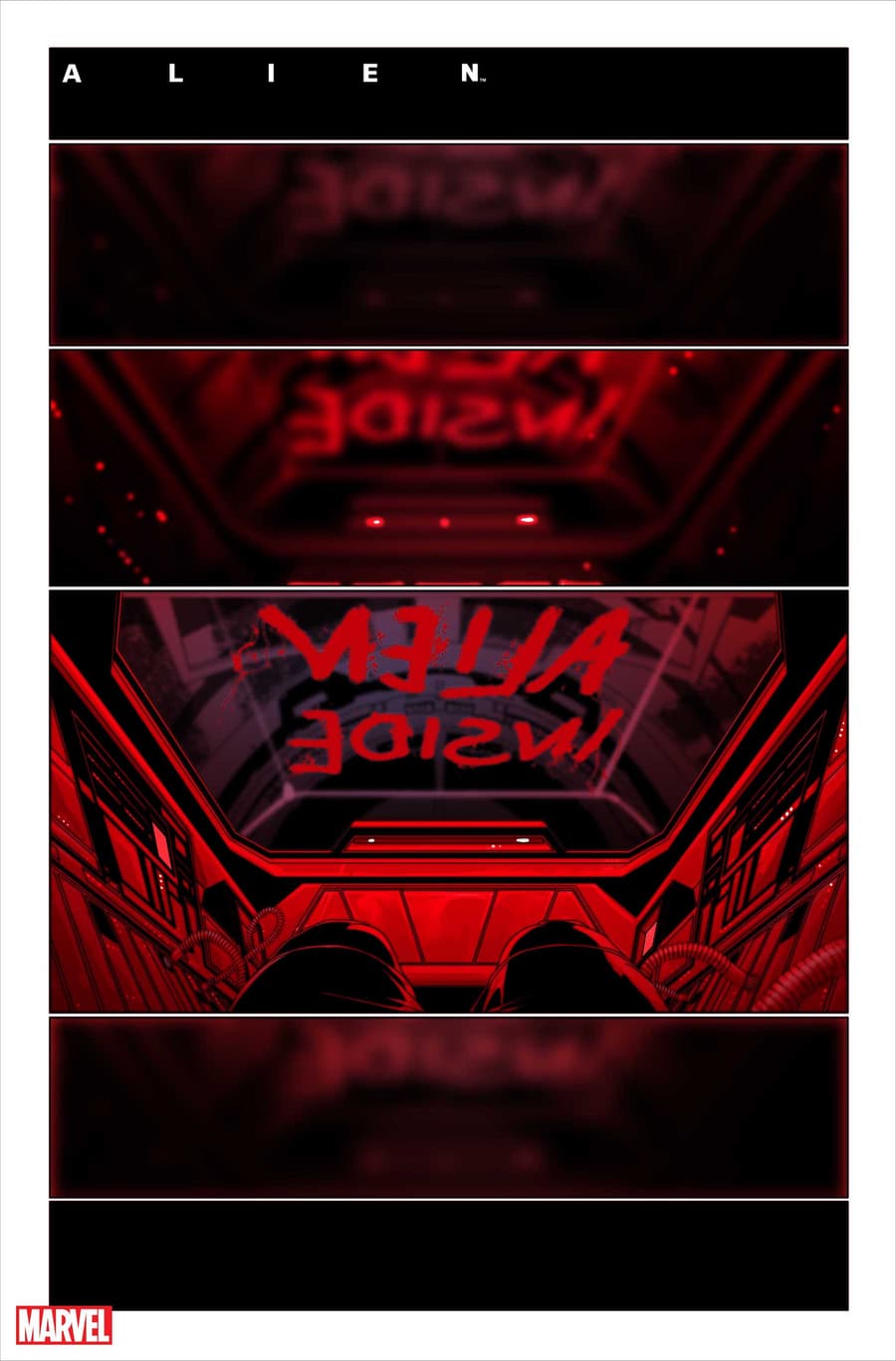 ALIEN #1 preview art by Salvador Larocca, colors by GURU-eFX