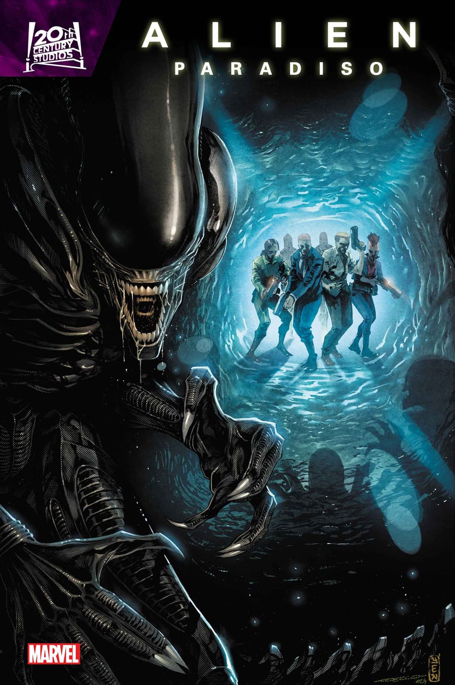 ALIEN: PARADISO #1 Cover by IBAN COELLO