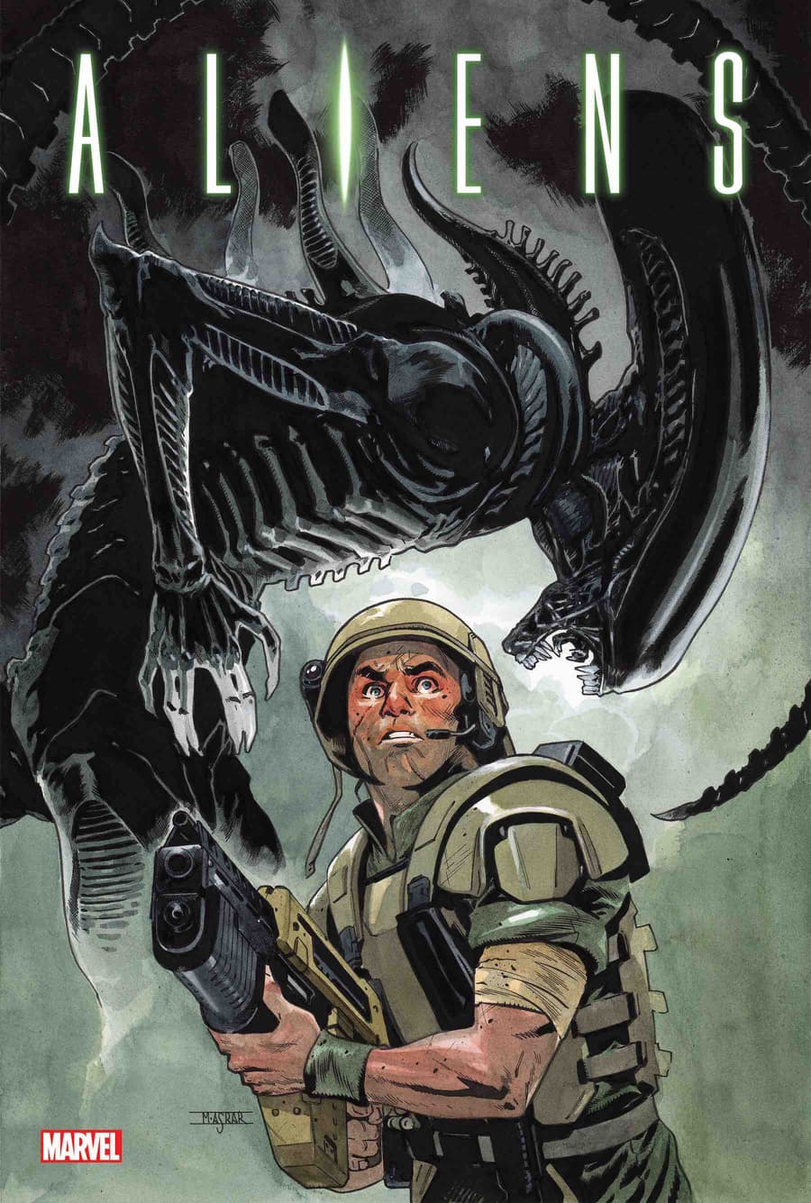 ALIENS: THE ORIGINAL YEARS OMNIBUS VOL. 2 cover by Mahmud Asrar