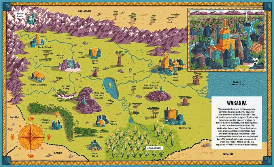 The map to Wakanda