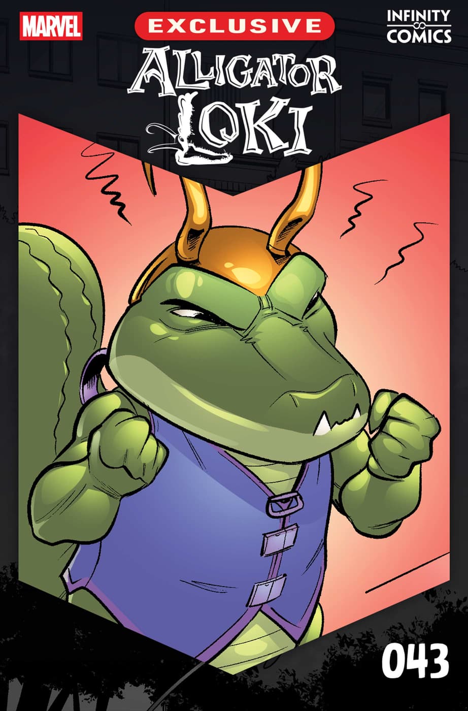 ALLIGATOR LOKI INFINITY COMIC (2022) #43 cover by Robert Quinn