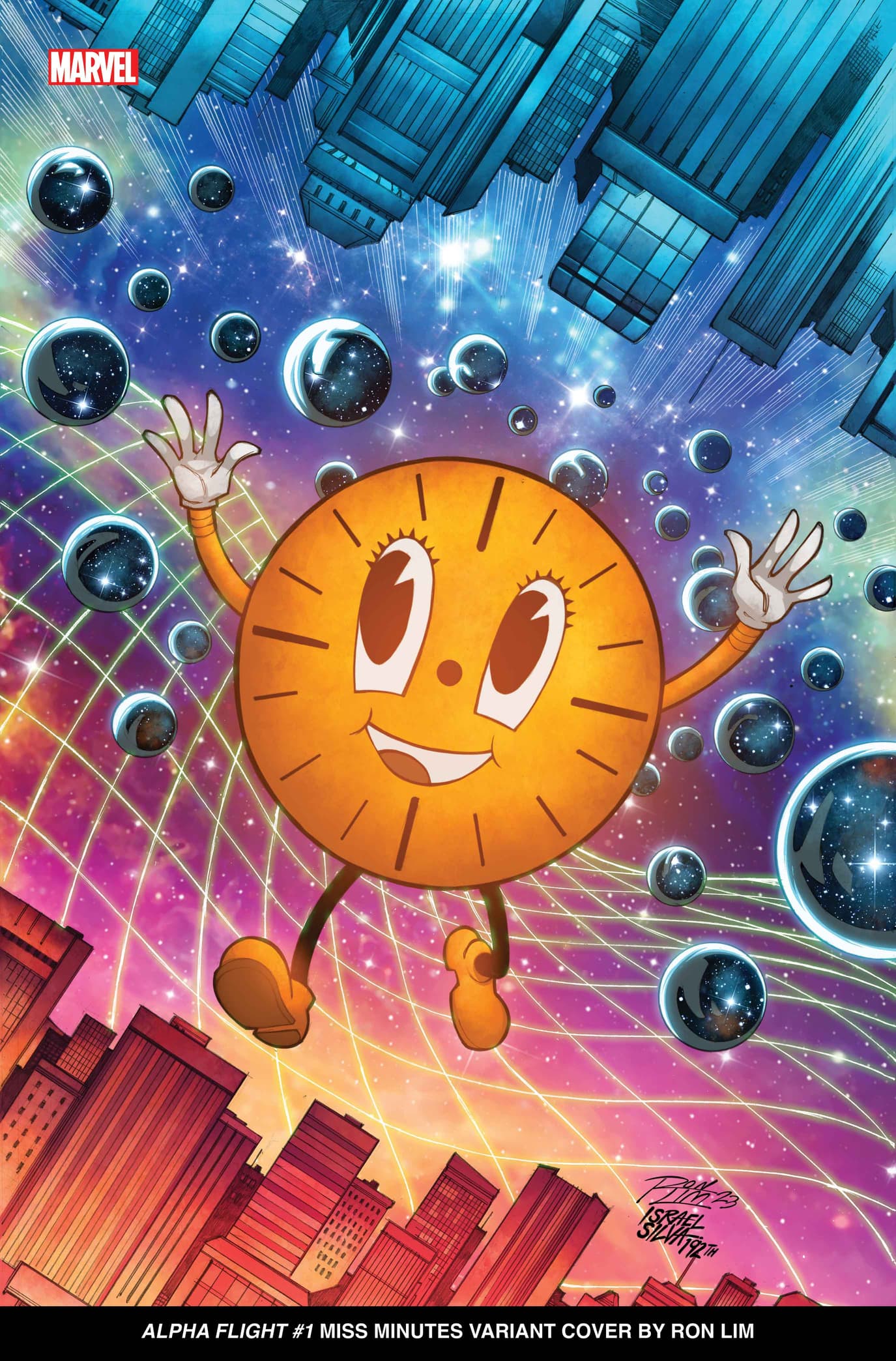 ALPHA FLIGHT #1 MISS MINUTES VARIANT COVER BY RON LIM