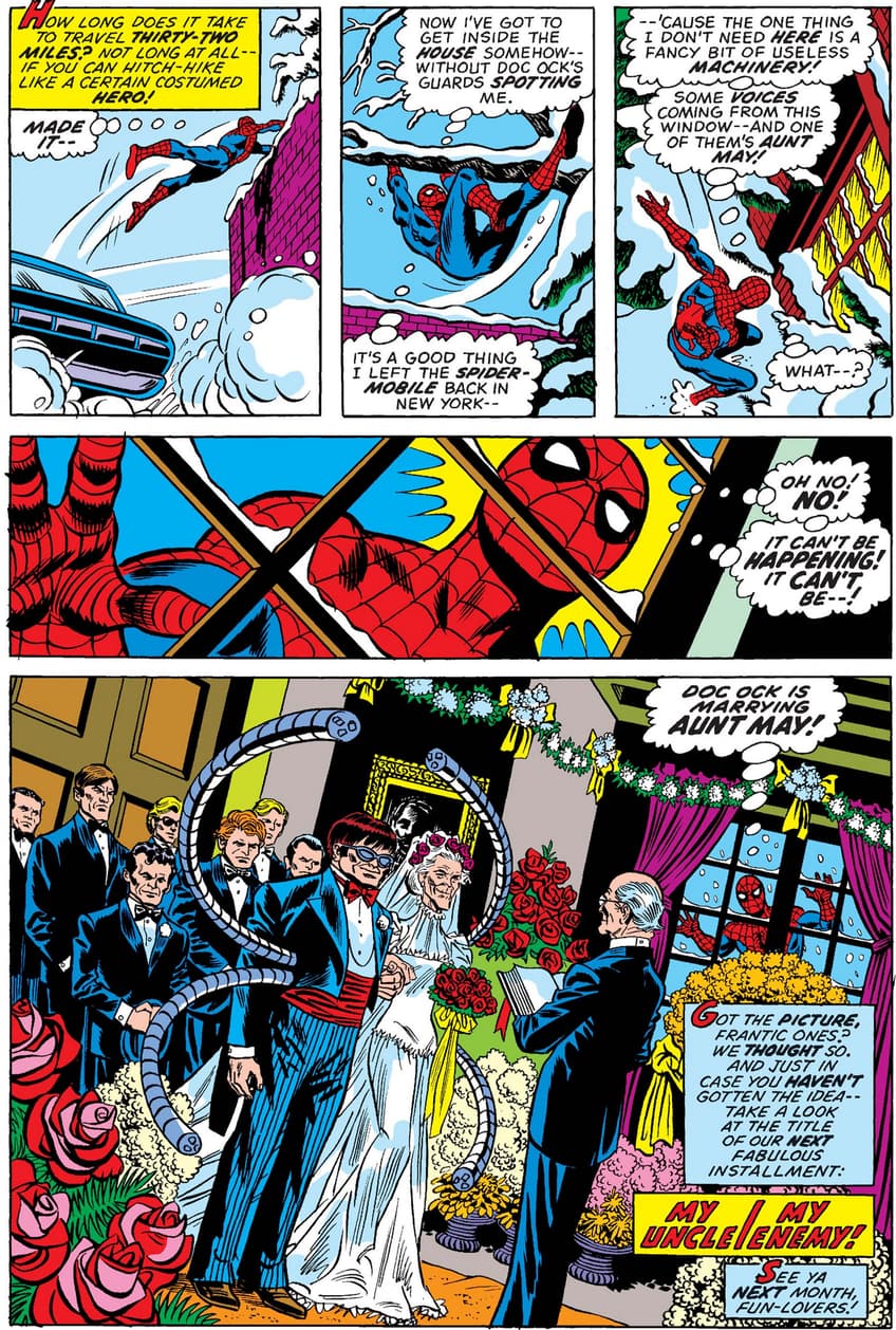 Spider-Man Aunt May marrying Doctor Octopus