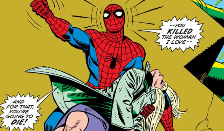 AMAZING SPIDER-MAN (1963) #121 panel by Gil Kane, John Romita and David Hunt