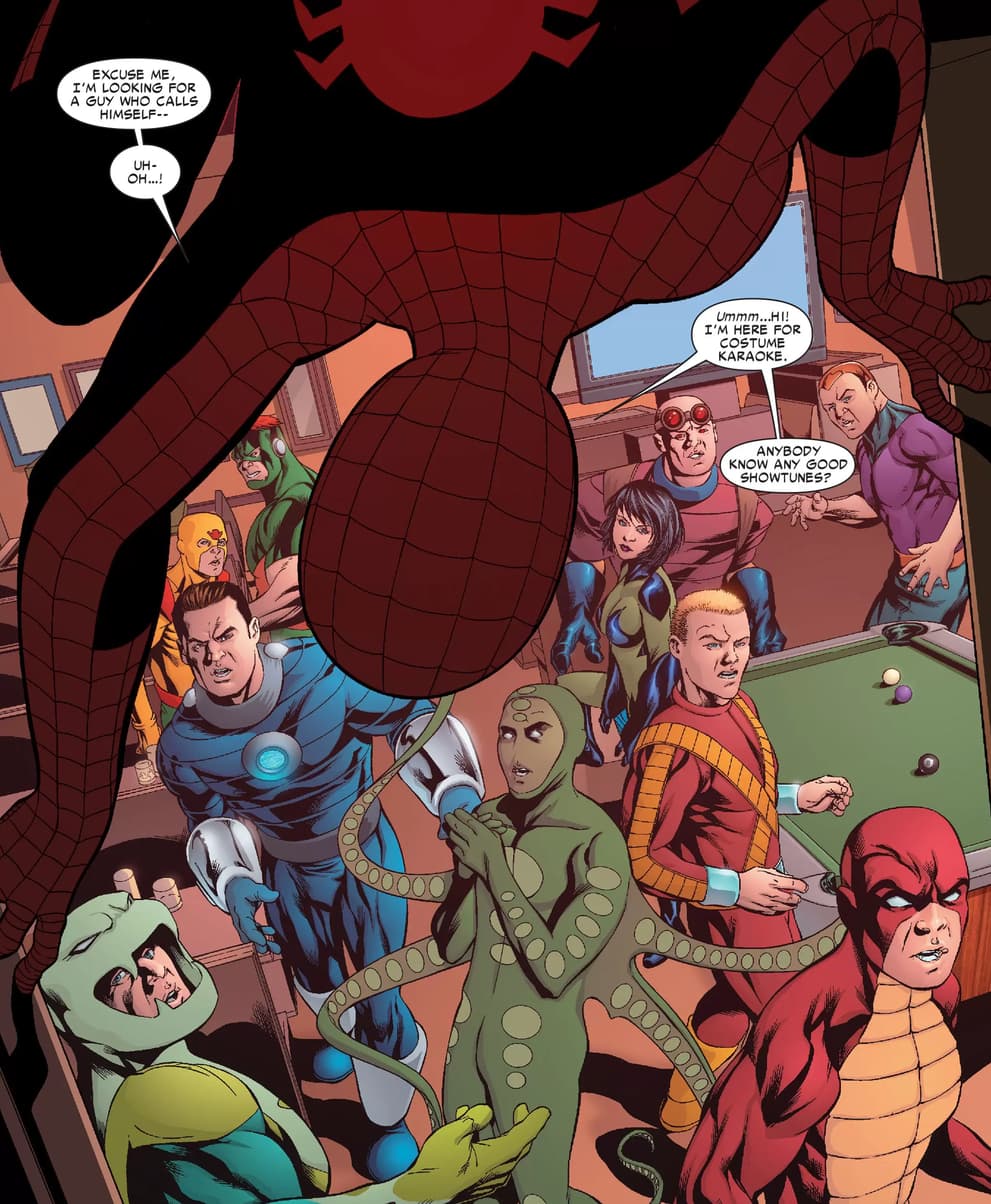 AMAZING SPIDER-MAN (1999) #562 artwork by Mike McKone, Andy Lanning, and Jeromy Cox