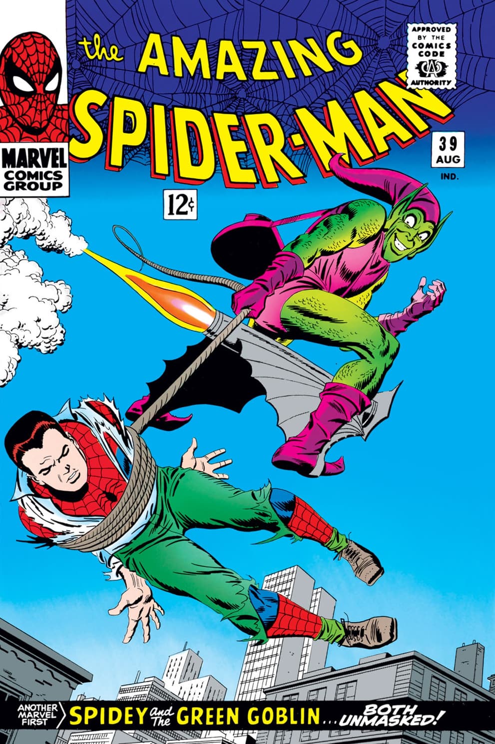 AMAZING SPIDER-MAN (1963) #39 cover by John Romita Sr. and Mike Esposito