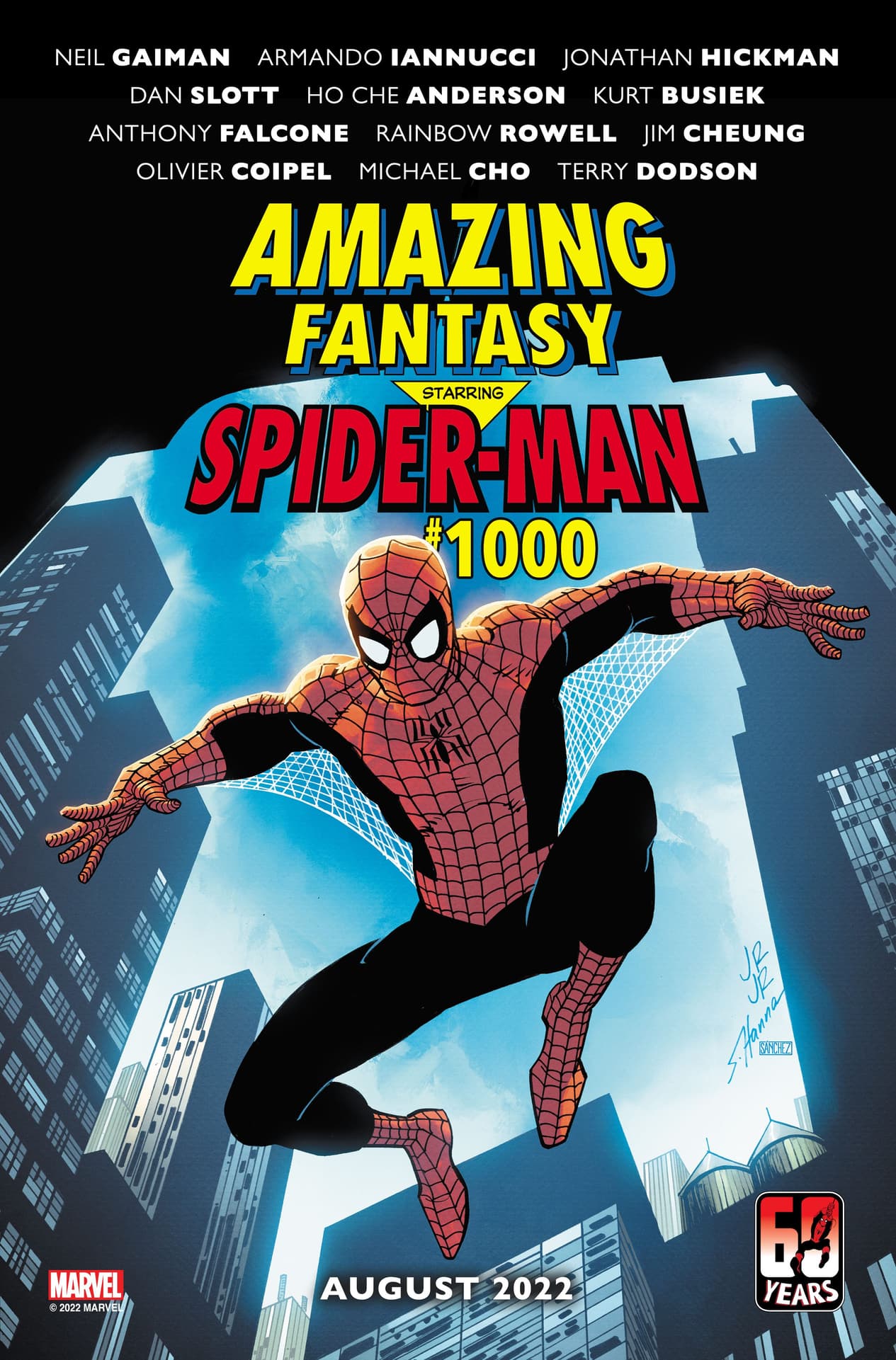 Comic Book Industry Legends Celebrate Spider-Man's 60th Anniversary in  'Amazing Fantasy' #1000