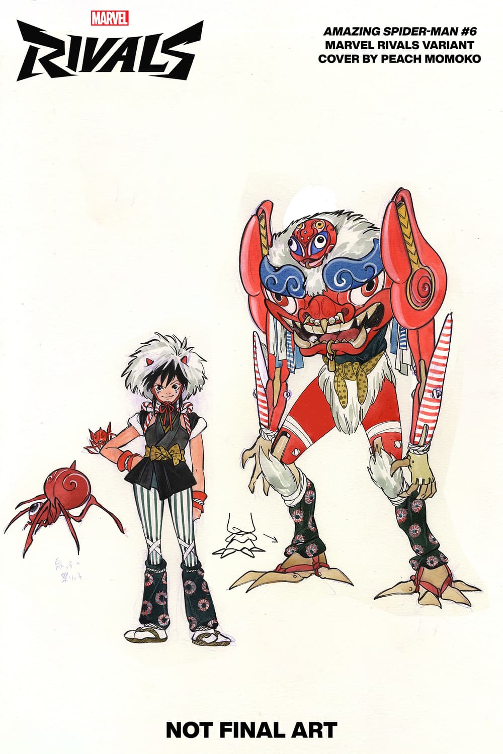 C2E2 限定 Peach Momoko 桃桃子 Marvel Rivals Peach Momoko's New Marvel Rivals Game Designs Spotlighted on