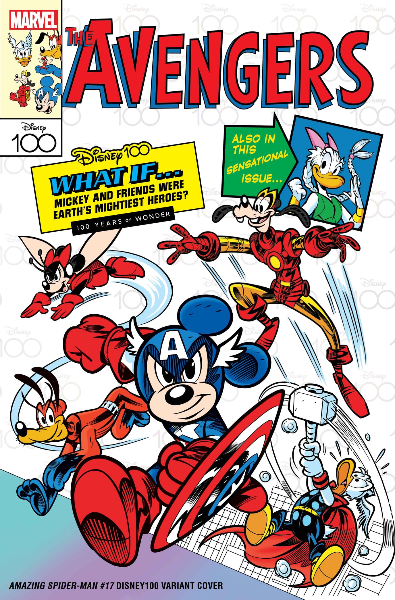 Marvel Comics to Join Next Year's Disney 100 Years of Wonder Celebration  with Variant Covers Starring Mickey Mouse, Minnie Mouse, and More | Marvel