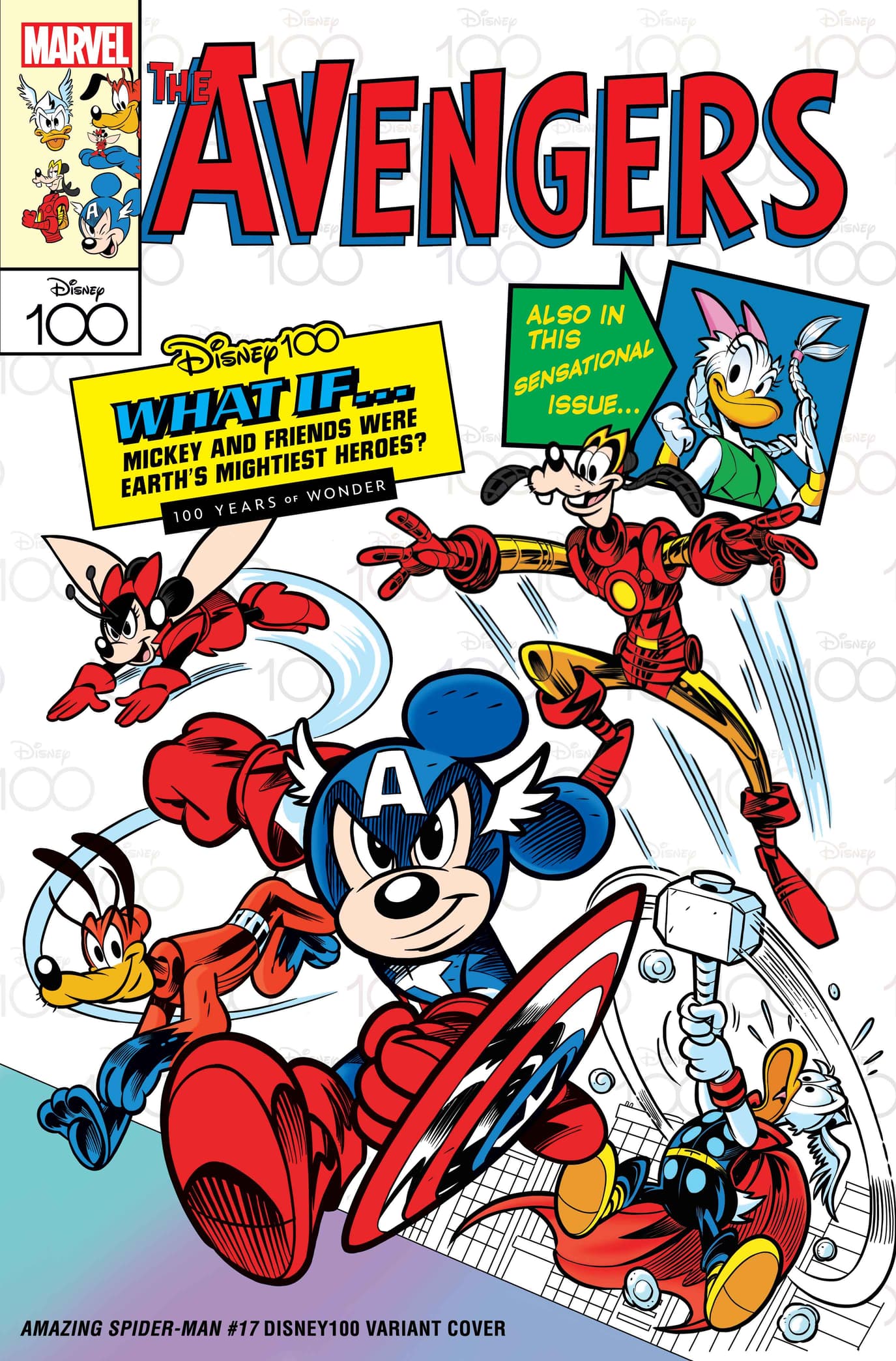 Marvel Comics to Join Next Year's Disney 100 Years of Wonder Celebration  with Variant Covers Starring Mickey Mouse, Minnie Mouse, and More