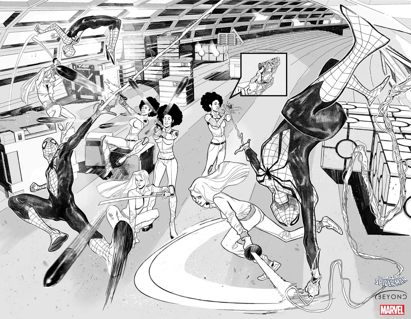 Amazing Spider-Man Interiors by Sara Pichelli