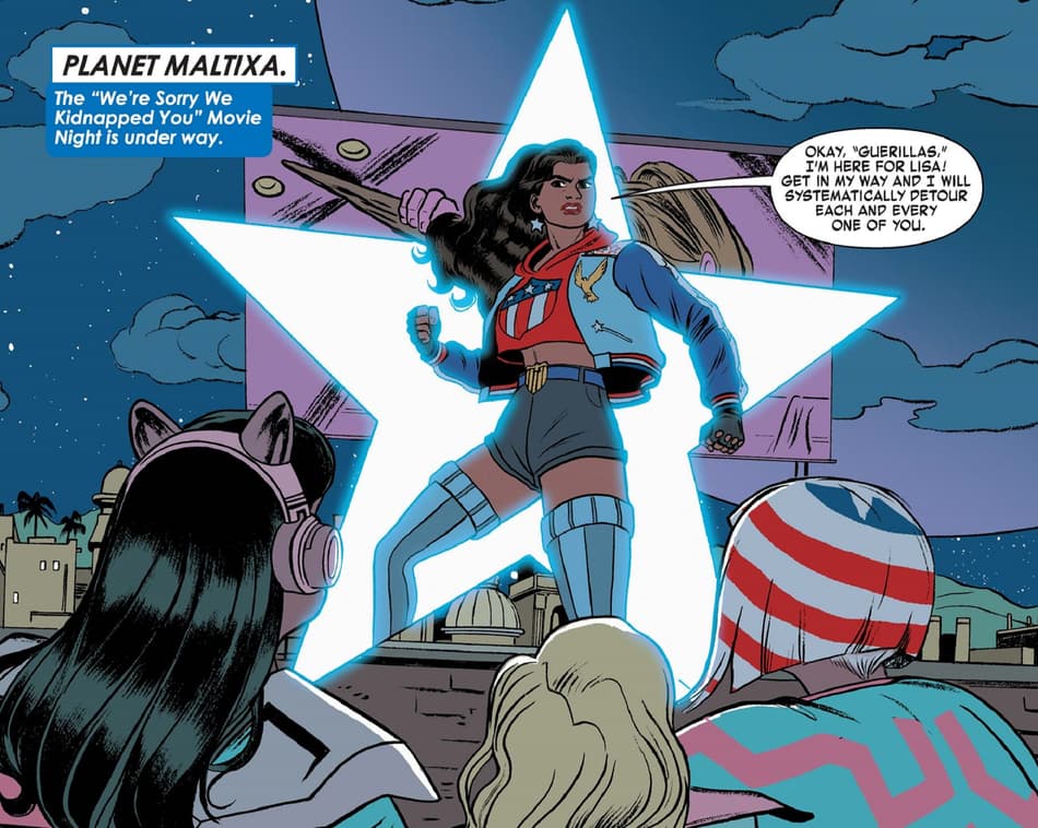 America makes a star portal in AMERICA (2017) #3.