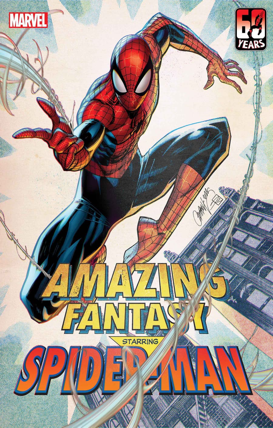AMAZING FANTASY #1000 cover by J. Scott Campbell