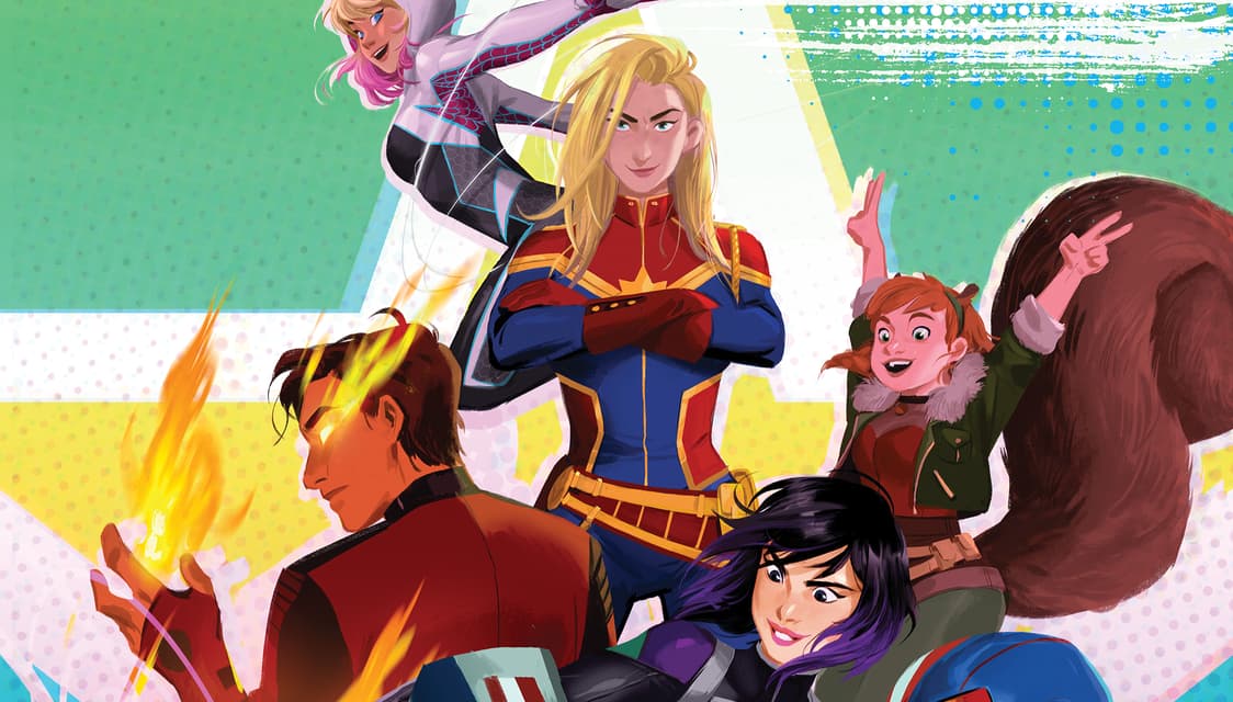 Animated Marvel Rising TV Show Poster