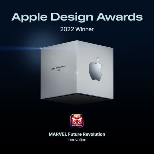 MARVEL Future Revolution receives Apple Design Award for Innovation.