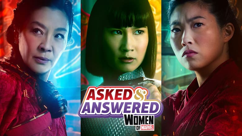 'Asked & Answered with the Women of Marvel': Michelle Yeoh, Awkwafina, and Meng'er Zhang