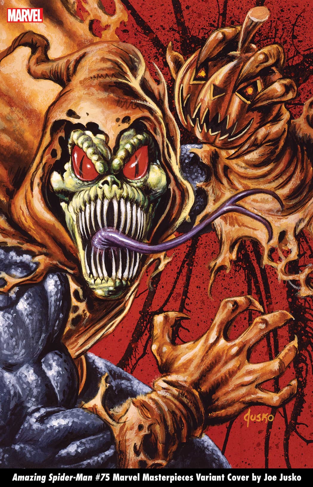 AMAZING SPIDER-MAN #75 MARVEL MASTERPIECES VARIANT COVER by JOE JUSKO