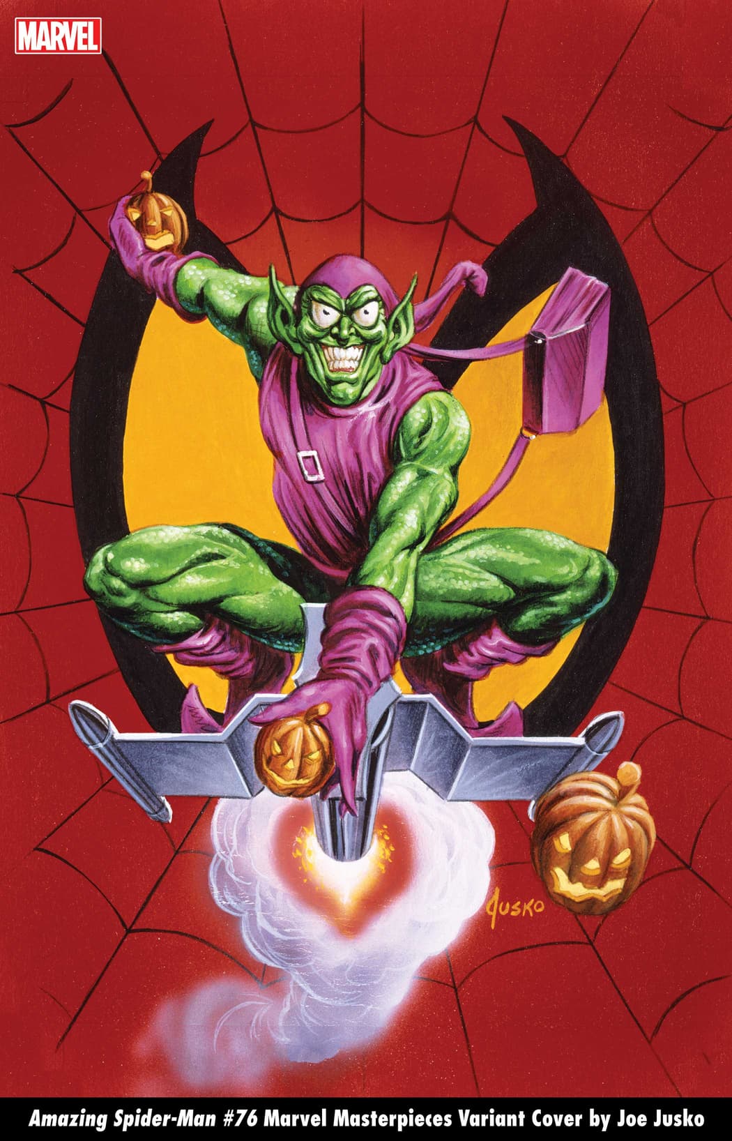 AMAZING SPIDER-MAN #76 MARVEL MASTERPIECES VARIANT COVER by JOE JUSKO